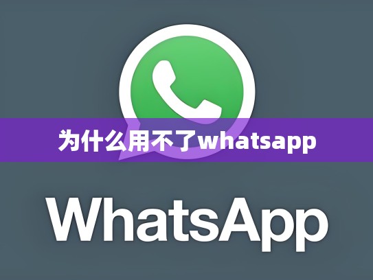 为什么用不了whatsapp