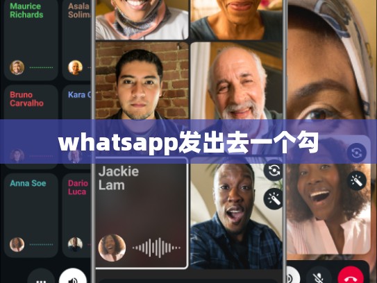 whatsapp发出去一个勾