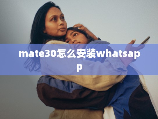 mate30怎么安装whatsapp