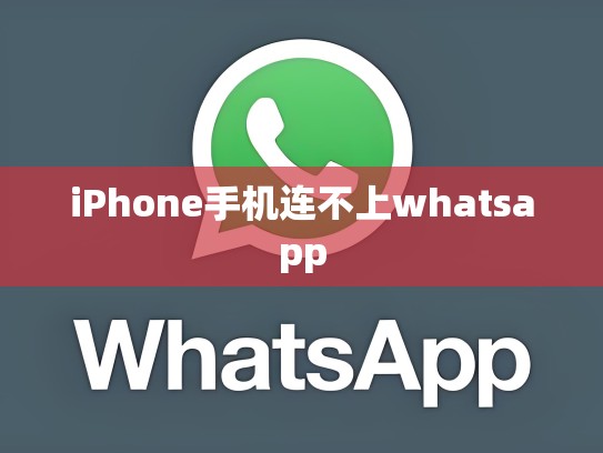 iPhone手机连不上whatsapp