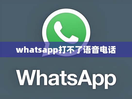 whatsapp打不了语音电话