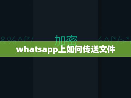 whatsapp上如何传送文件