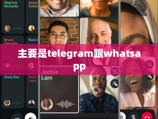 主要是telegram跟whatsapp