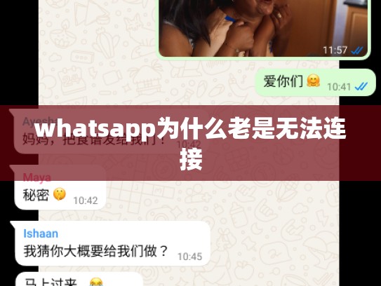 whatsapp为什么老是无法连接