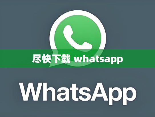 尽快下载 whatsapp