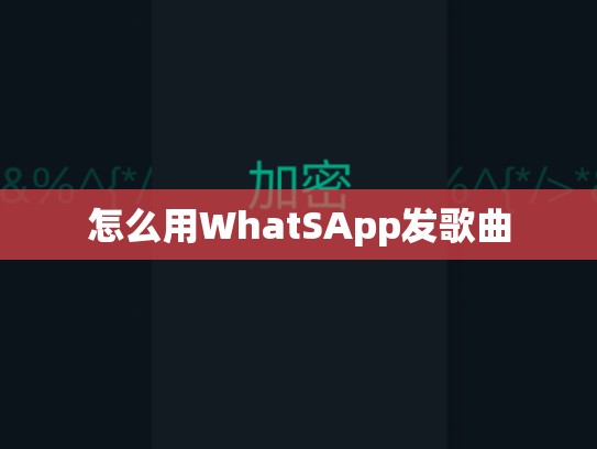 怎么用WhatSApp发歌曲