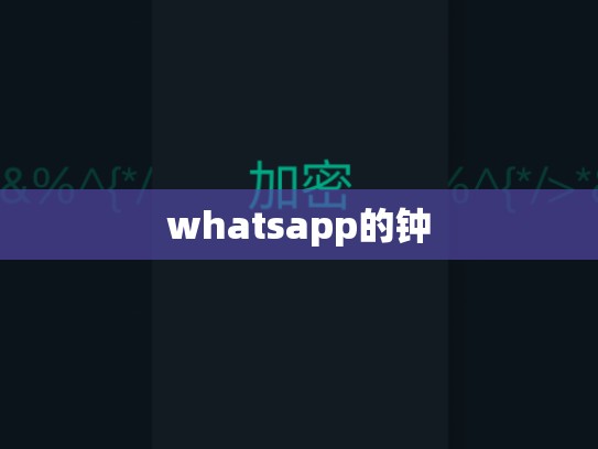 whatsapp的钟