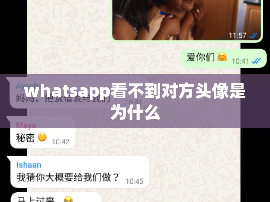 whatsapp看不到对方头像是为什么