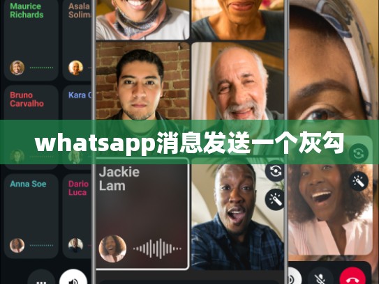 whatsapp消息发送一个灰勾