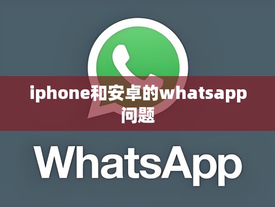 iphone和安卓的whatsapp问题