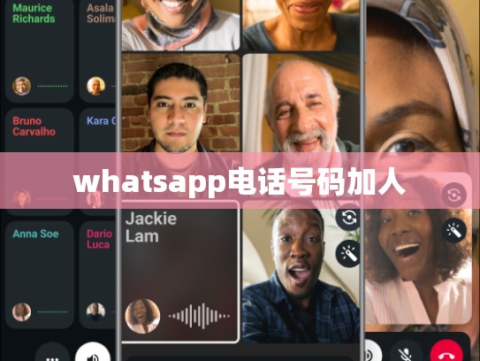 whatsapp电话号码加人