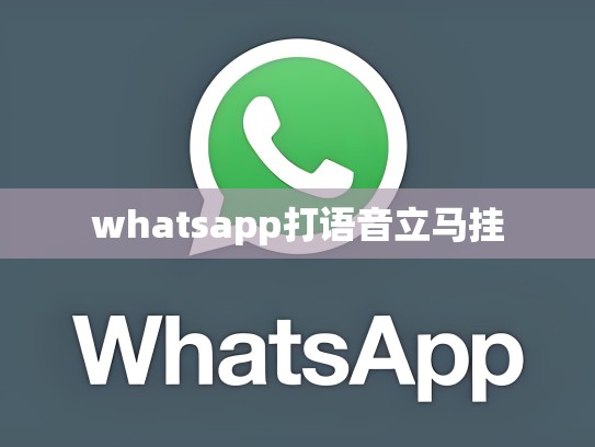 whatsapp打语音立马挂