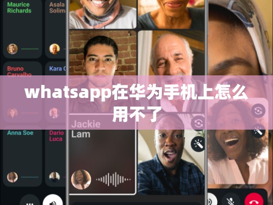 whatsapp在华为手机上怎么用不了