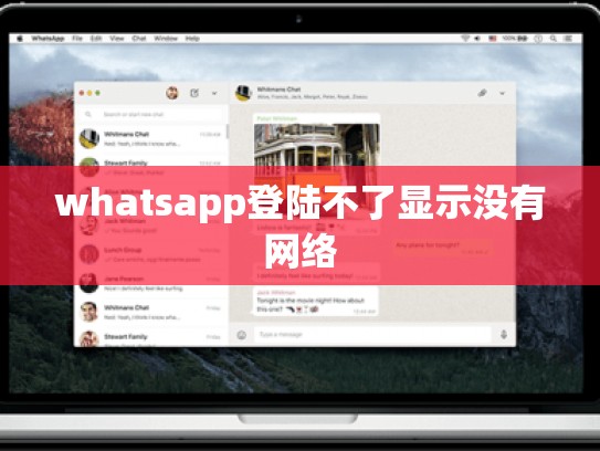 whatsapp登陆不了显示没有网络