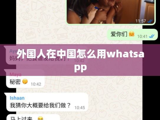 外国人在中国怎么用whatsapp