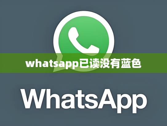 whatsapp已读没有蓝色