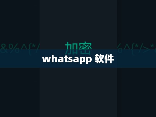 whatsapp 软件