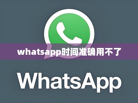 whatsapp时间准确用不了