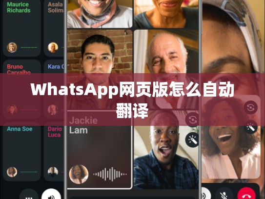 WhatsApp网页版怎么自动翻译