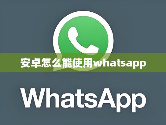 安卓怎么能使用whatsapp