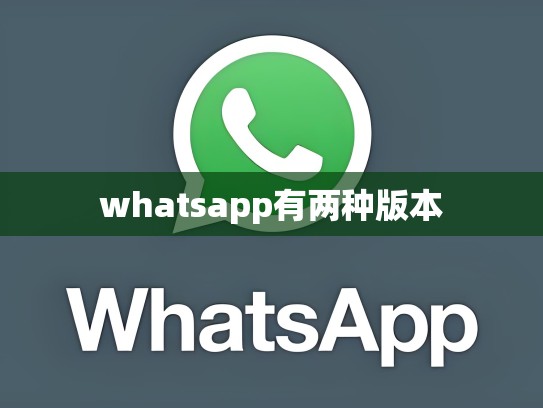 whatsapp有两种版本