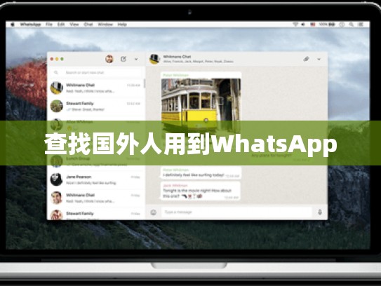 查找国外人用到WhatsApp