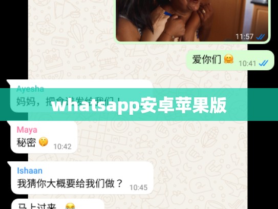 whatsapp安卓苹果版