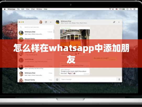 怎么样在whatsapp中添加朋友