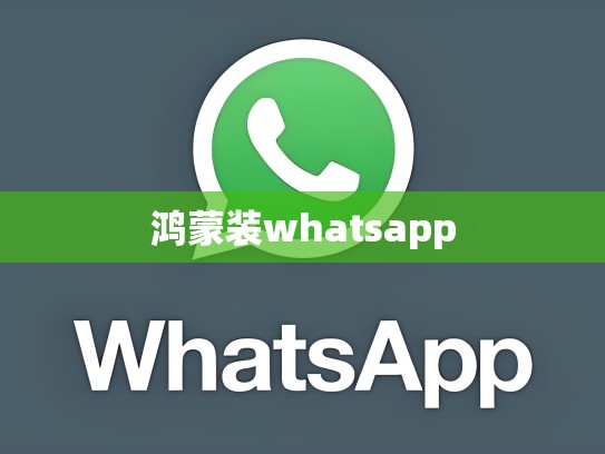 鸿蒙装whatsapp