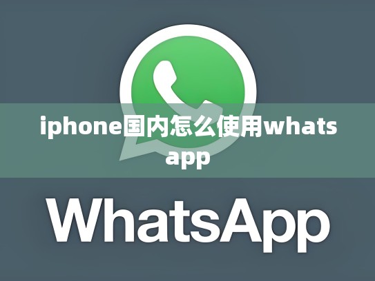 iphone国内怎么使用whatsapp