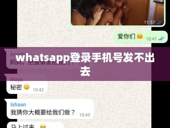 whatsapp登录手机号发不出去