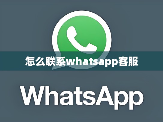 怎么联系whatsapp客服