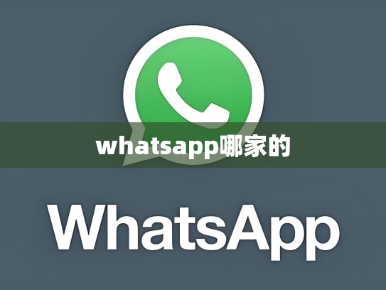 whatsapp哪家的