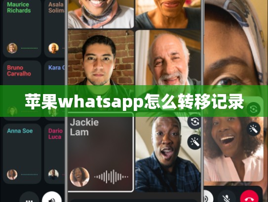 苹果whatsapp怎么转移记录