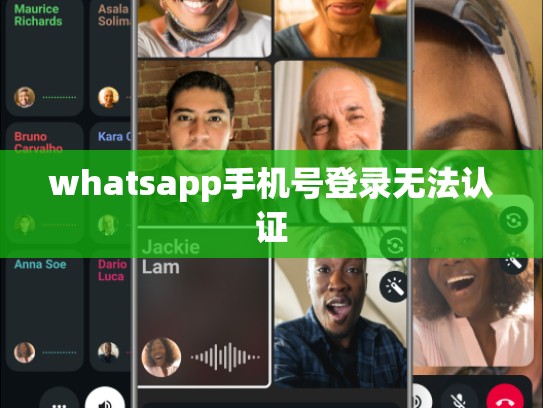 whatsapp手机号登录无法认证