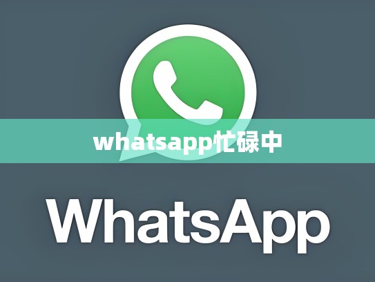 whatsapp忙碌中