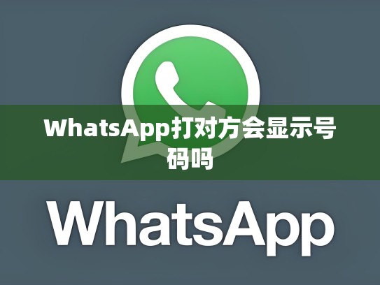 WhatsApp打对方会显示号码吗