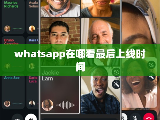 whatsapp在哪看最后上线时间
