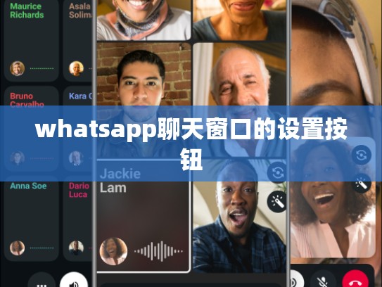 whatsapp聊天窗口的设置按钮