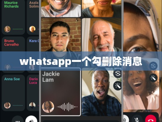 whatsapp一个勾删除消息