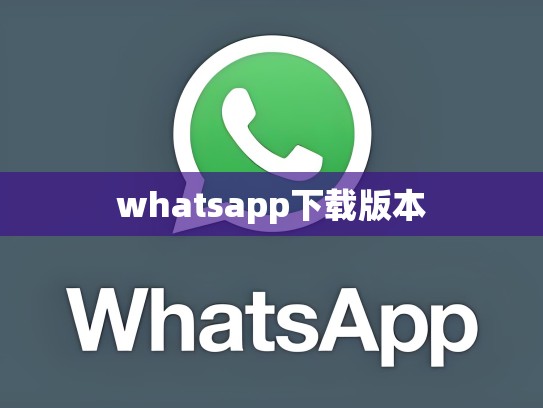 whatsapp下载版本