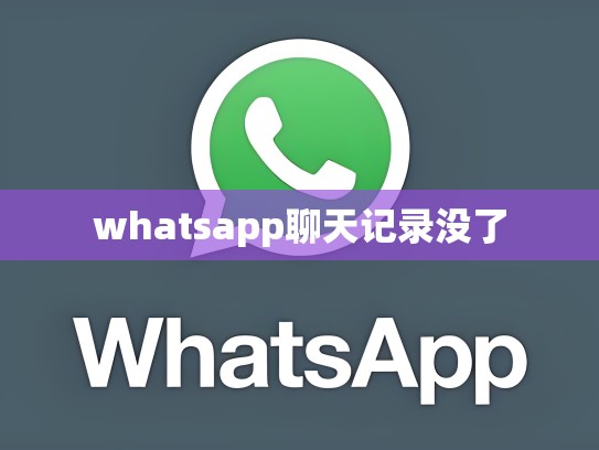 whatsapp聊天记录没了