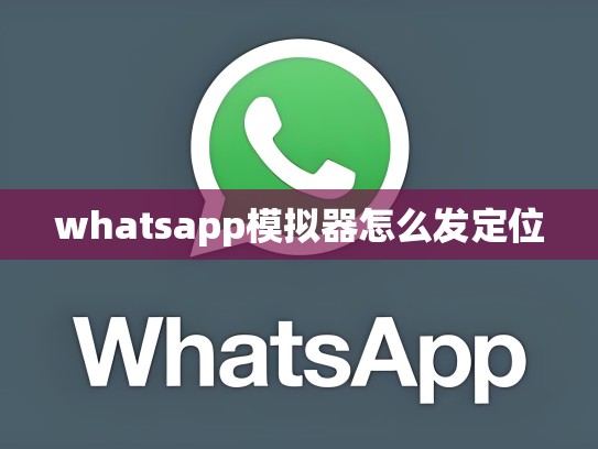 whatsapp模拟器怎么发定位
