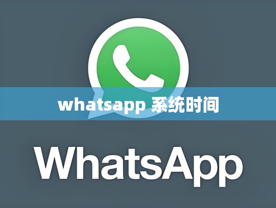 whatsapp 系统时间