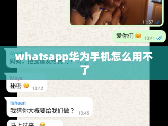 whatsapp华为手机怎么用不了