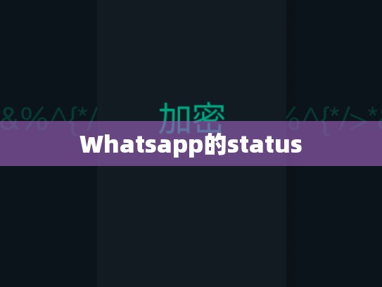 Whatsapp的status