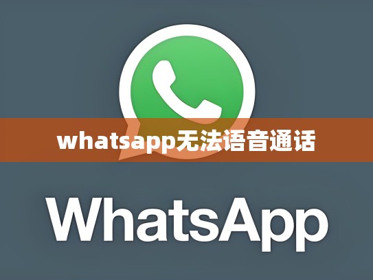 whatsapp无法语音通话