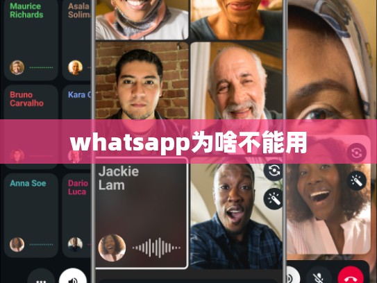 whatsapp为啥不能用