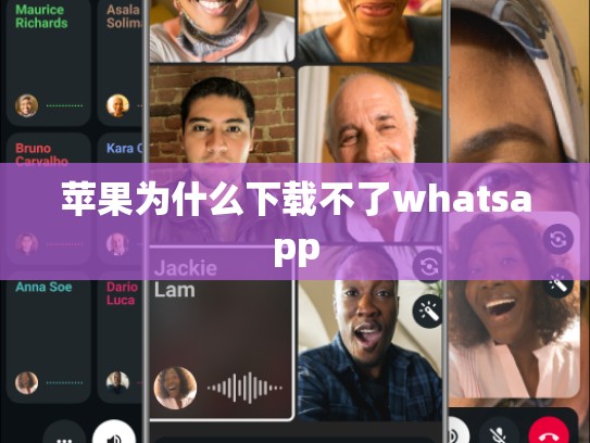 苹果为什么下载不了whatsapp