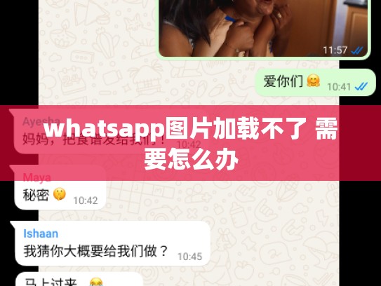 whatsapp图片加载不了 需要怎么办